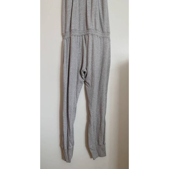 Light Grey Beyond Yoga Terry Cloth Scoop Neck Jumpsuit XS - Picture 7 of 8